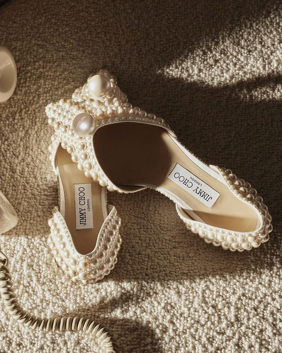 comfortable wedding shoes flats with pearls jimmy choo