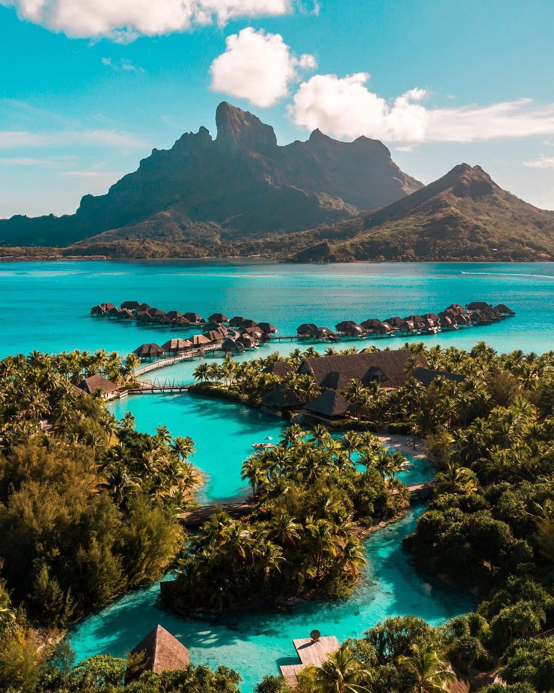 honeymoon beach bora bora mountains jeremyaustiin