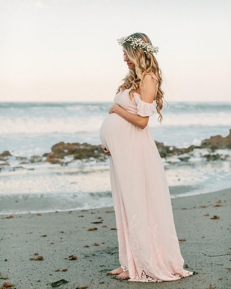 Maternity Beach Wedding Dress
