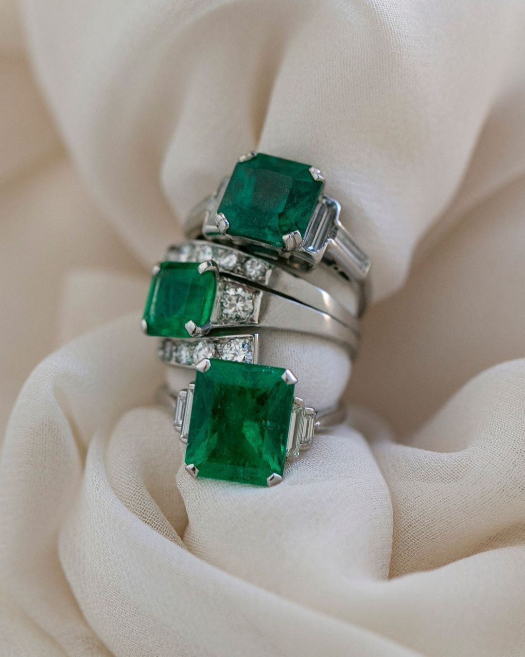 vintage engagement rings vintage emerald rings