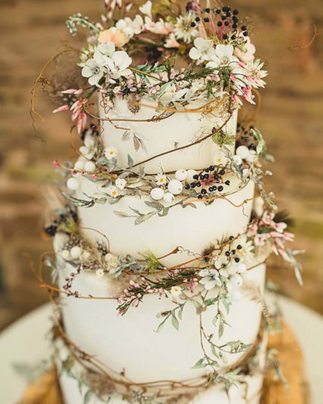 wedding cake designers white rustic with grass swann.amy