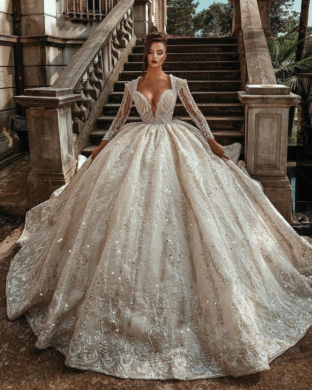 big ball gown wedding dress Big sale ...