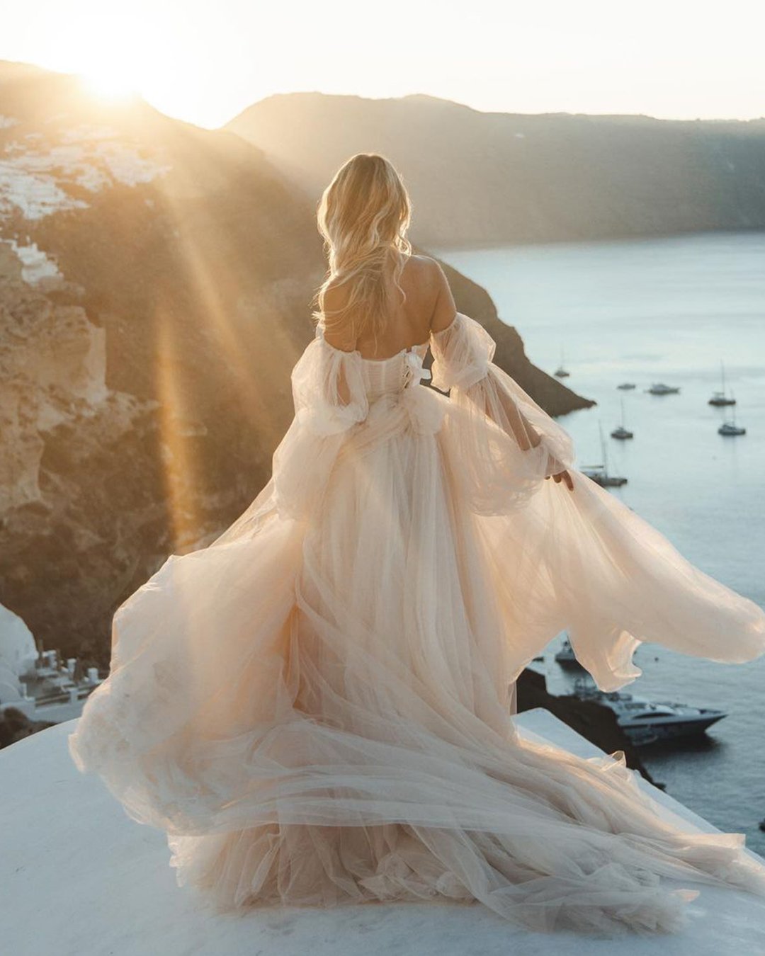 beach wedding dresses simple low back off the shoulder galialahav