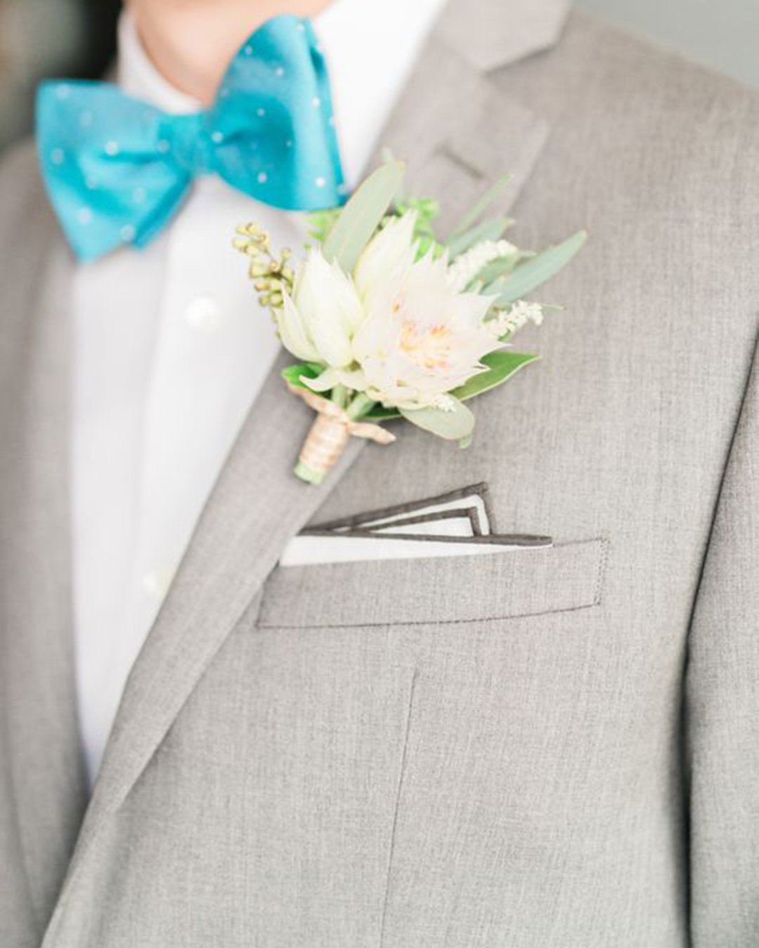 groomsmen attire bow tie turguoise grey david rho