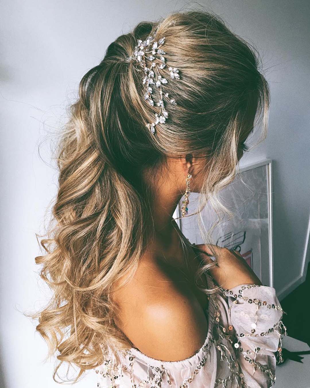 71 Perfect Half Up Half Down Wedding Hairstyles Wedding Forward