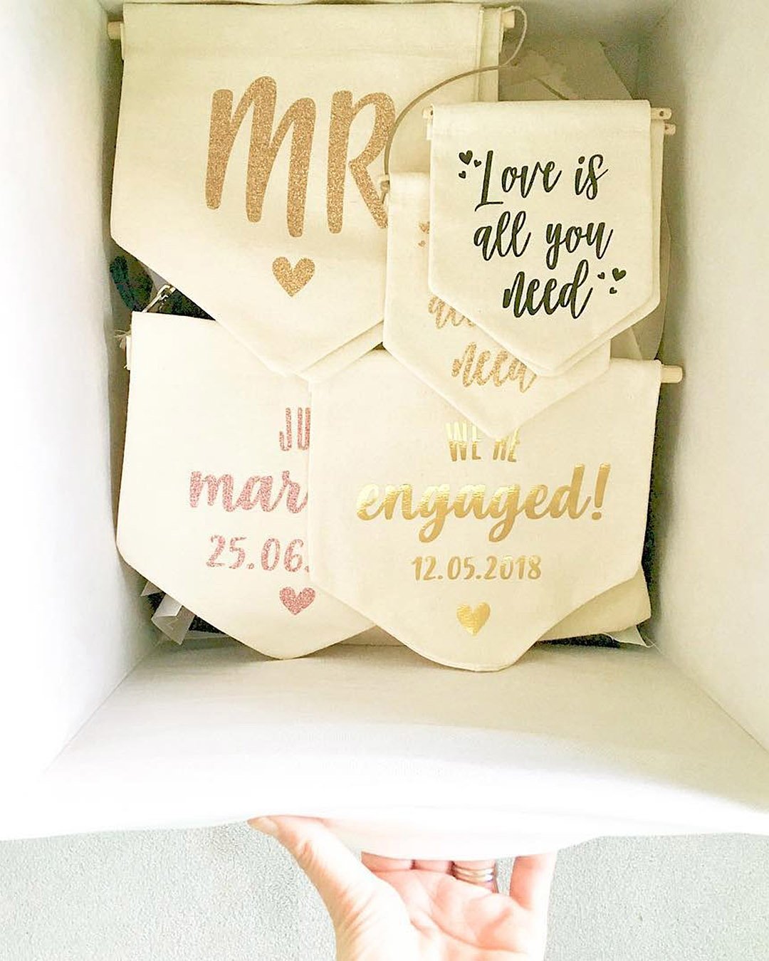 miss to mrs merch mrs engagement party banners