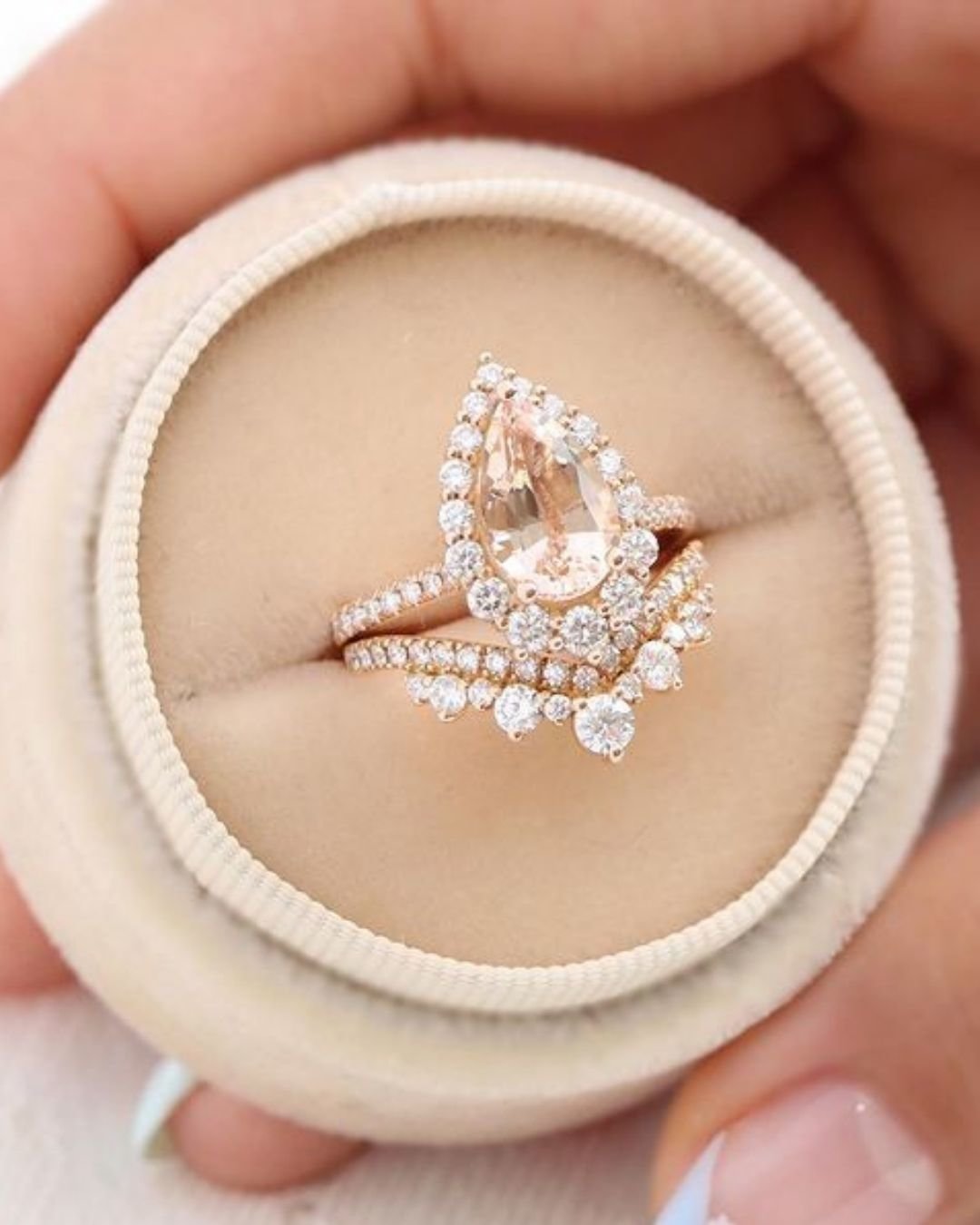 rose gold wedding rings vintage rings