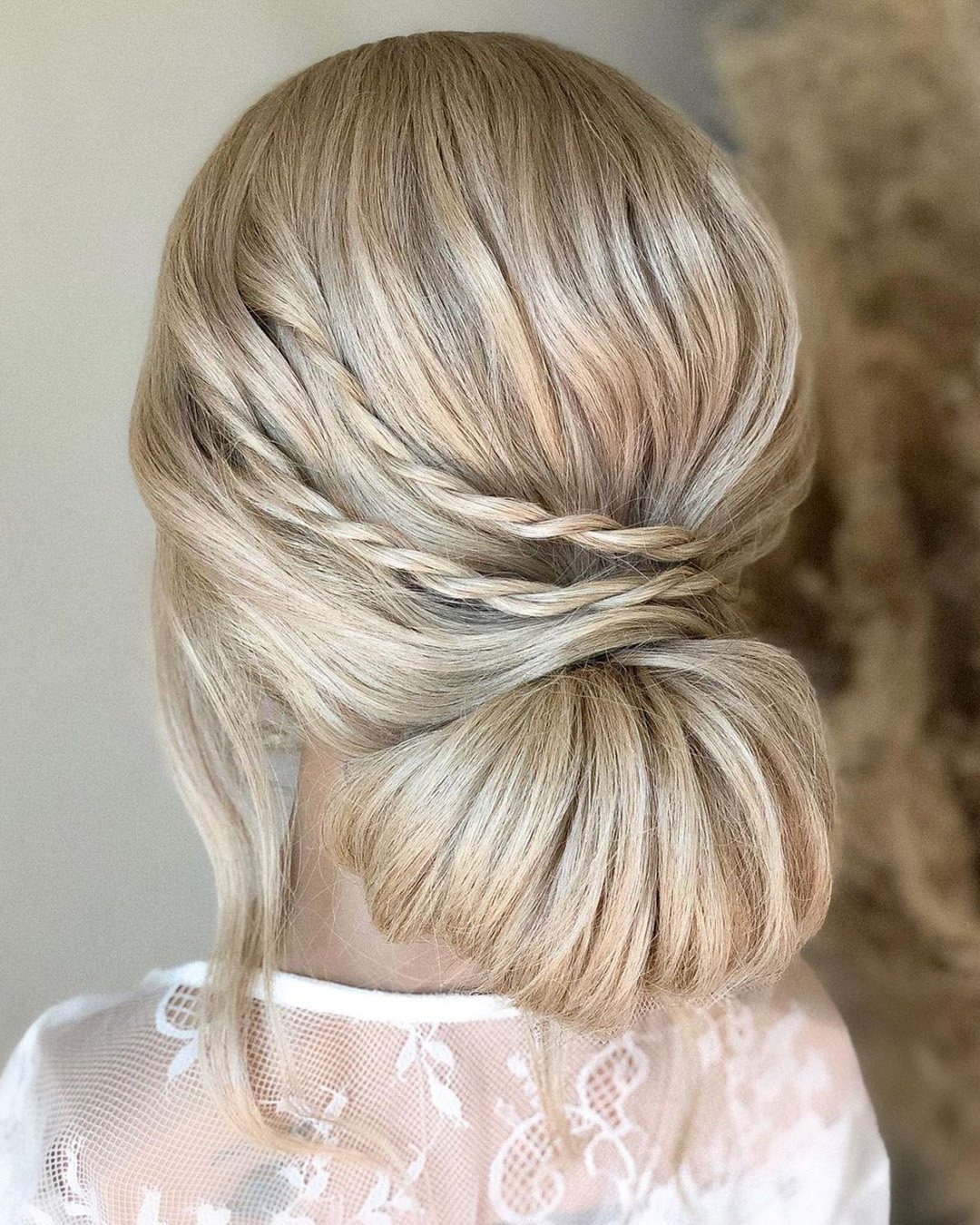 rustic wedding hairstyles blonde swept chignon styles_by_reneemarie