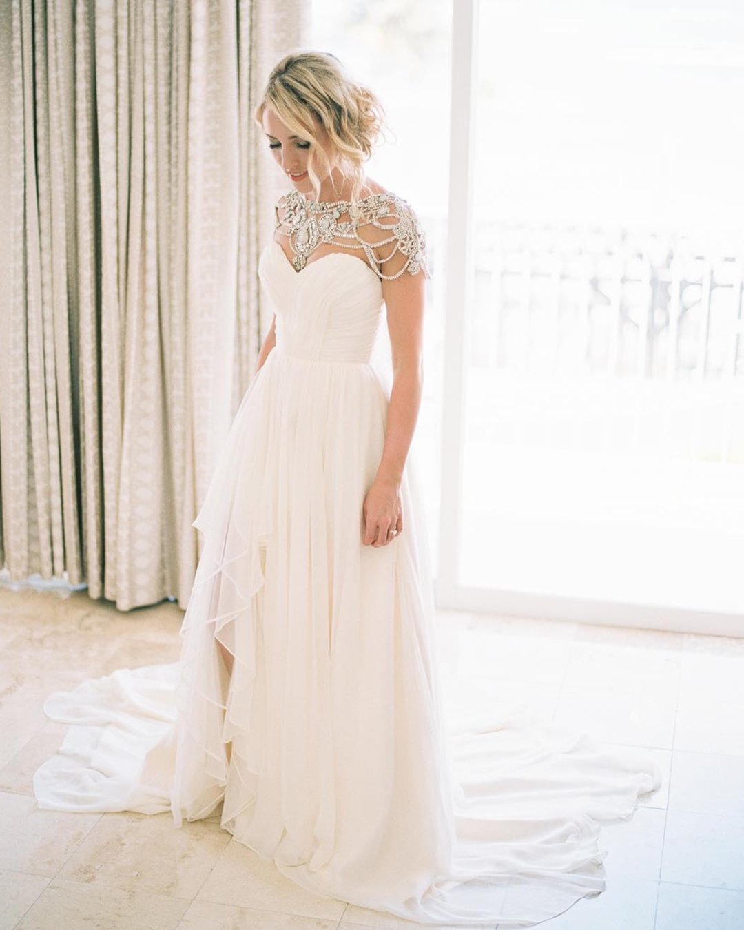 vintage inspired wedding dresses a line sweetheart neckline jeweled beaded hayley paige