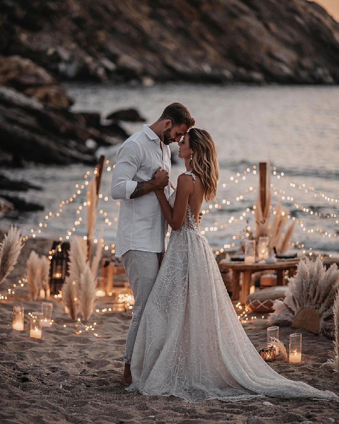 wedding checklist bride and groom on the beach apparel