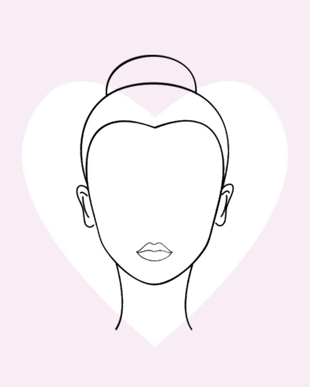 wedding hairstyles heart face img