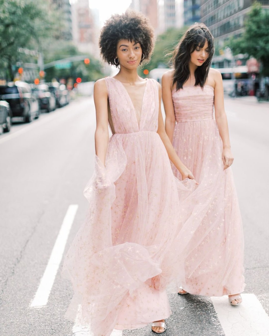 Blush Bridesmaid Dresses. Color Inspiration Ideas For Wedding