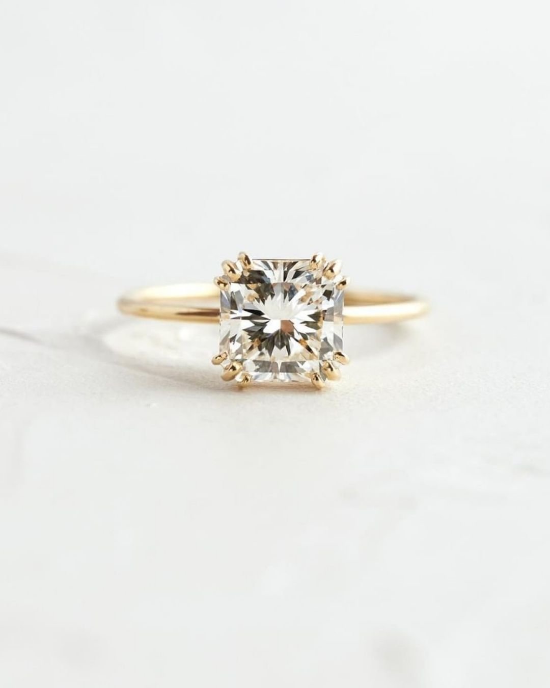 cushion cut engagement rings with diamond1