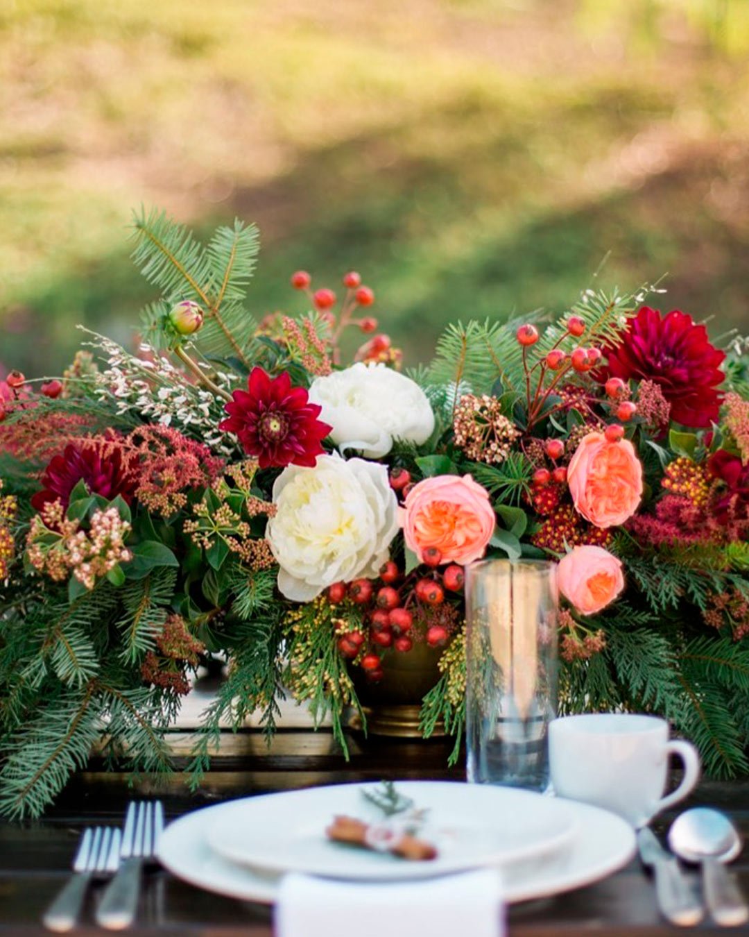 rustic fall wedding centerpieces