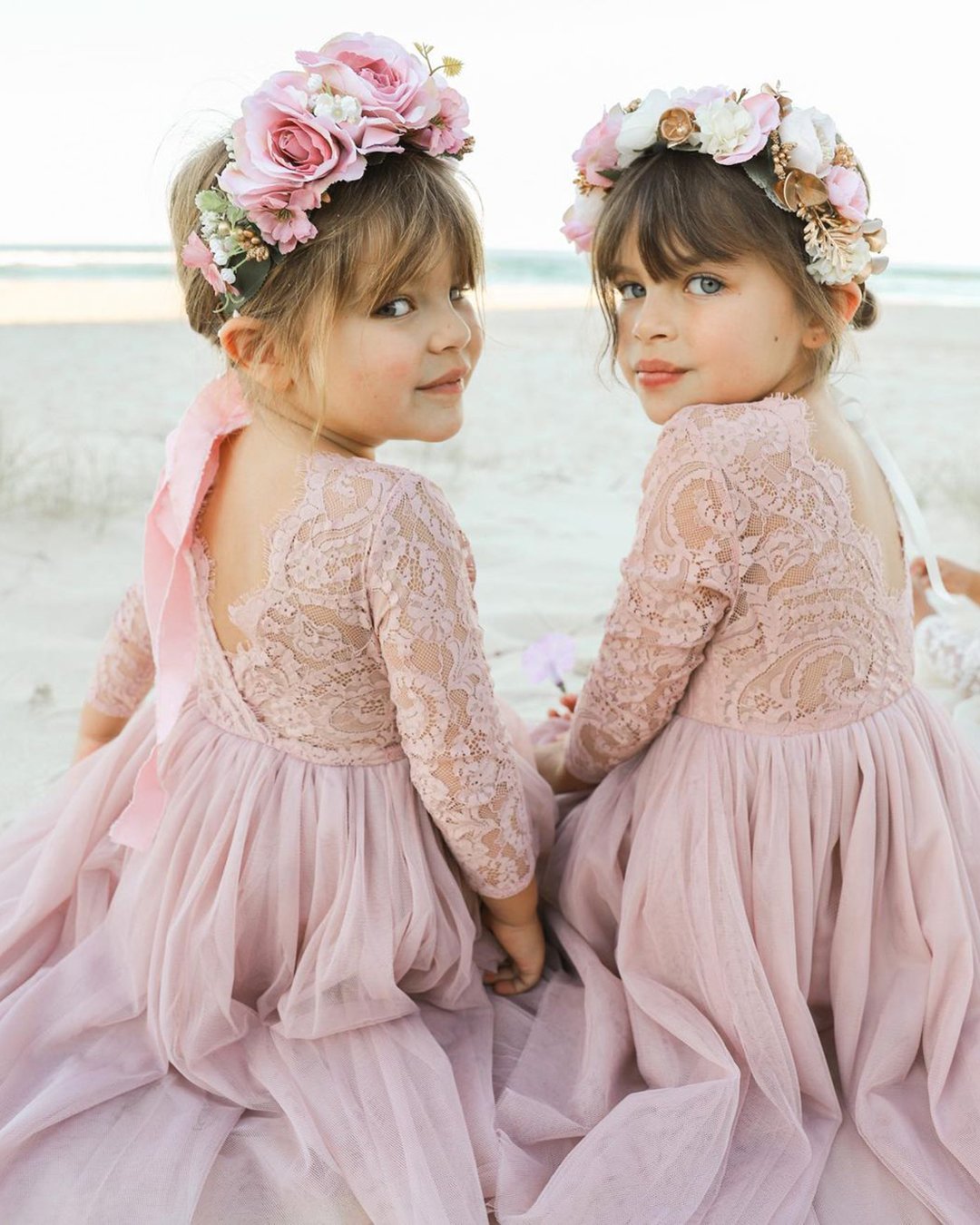 blush childrens dresses