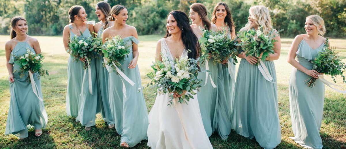 Green Bridesmaid Dresses: 15 Best Ideas [2023 Guide + FAQs]