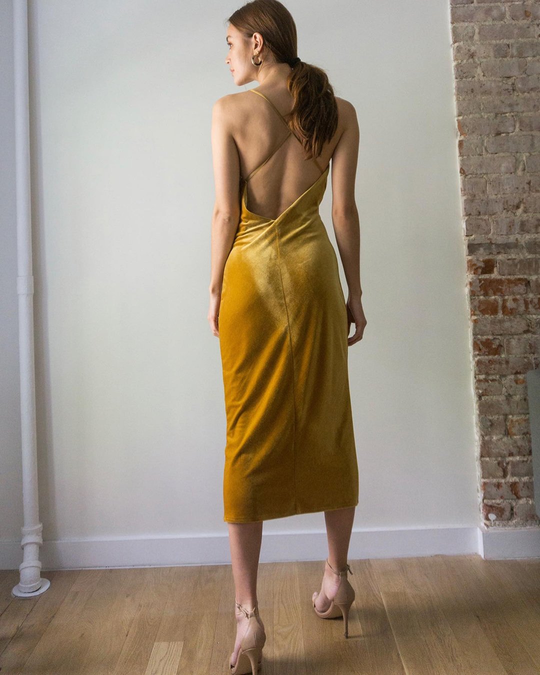 yellow bridesmaid dresses mustard simple with straps beach rustic jennyyoonyc