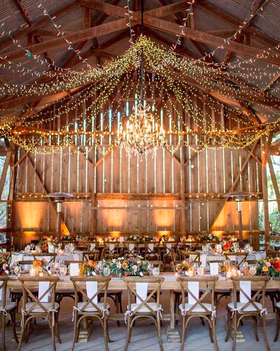 barn wedding venues bride ranchodospueblos string lights