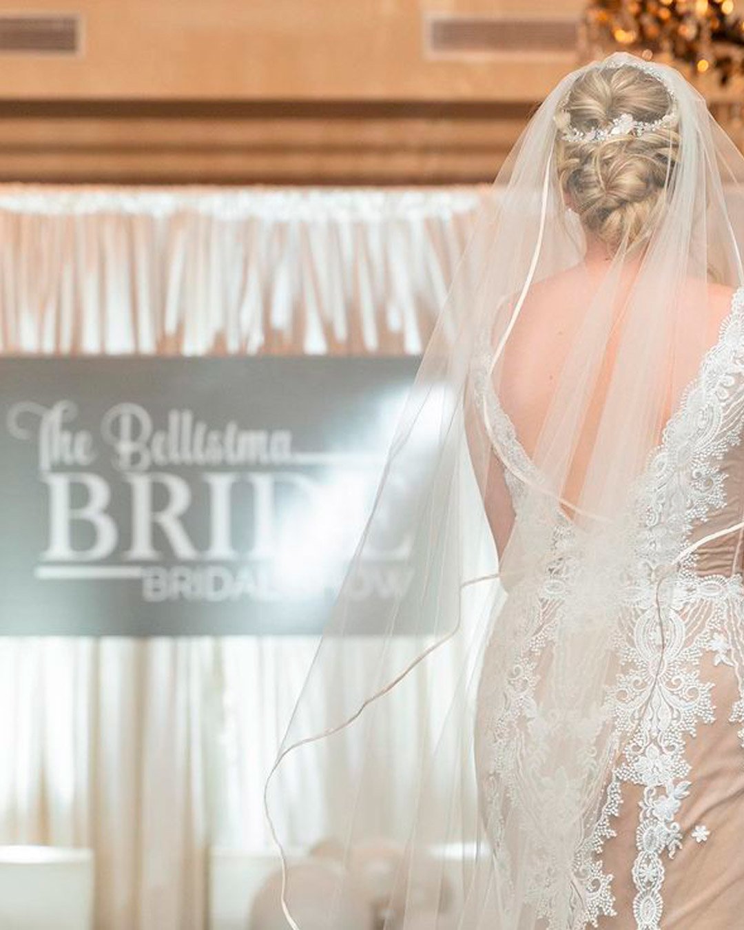 bridal expo bride dress veil
