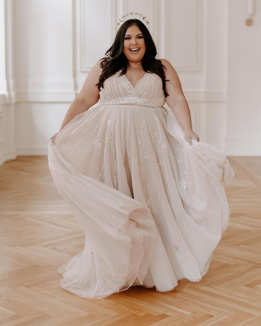real plus size brides