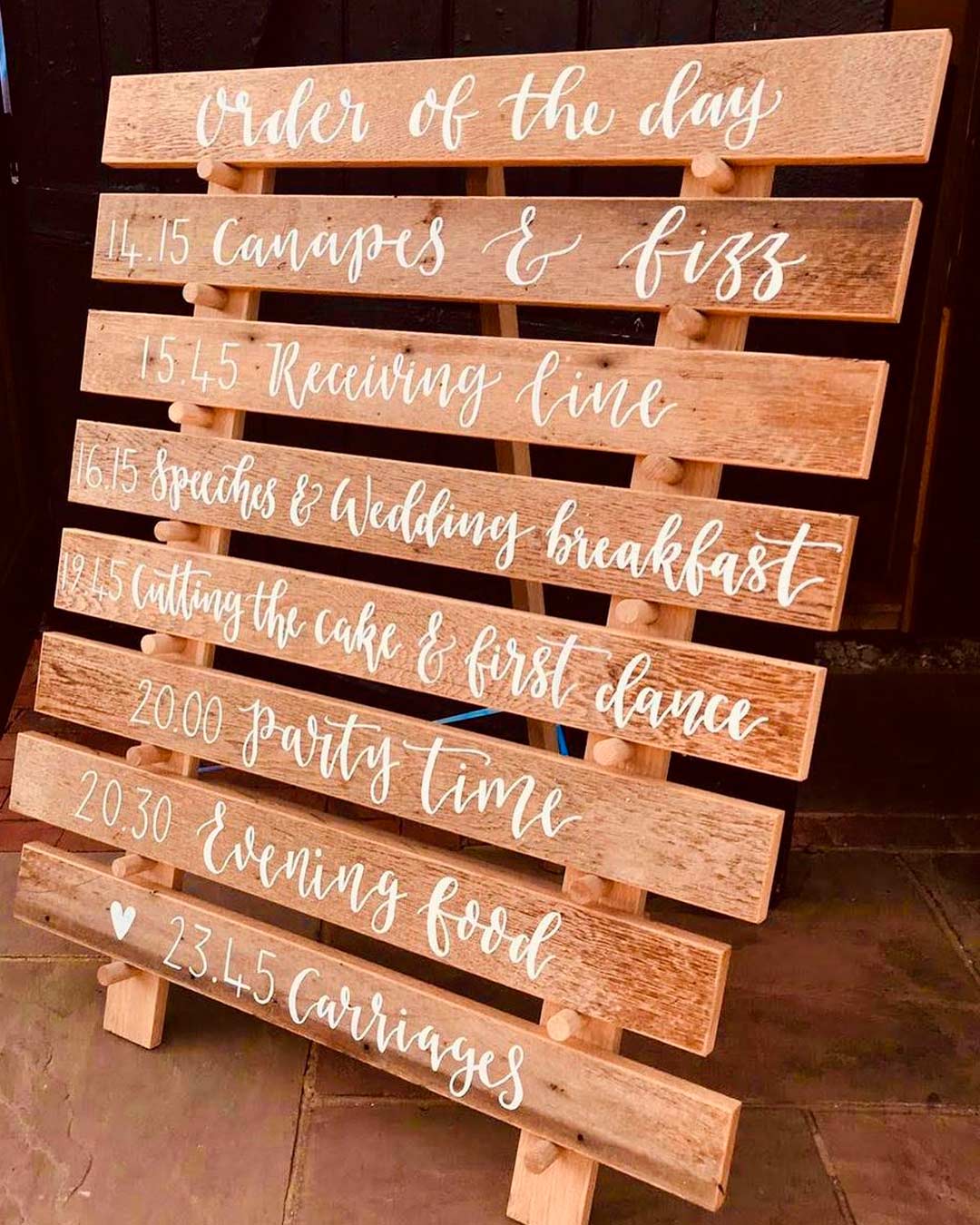 popular wedding signs order rustic wooden