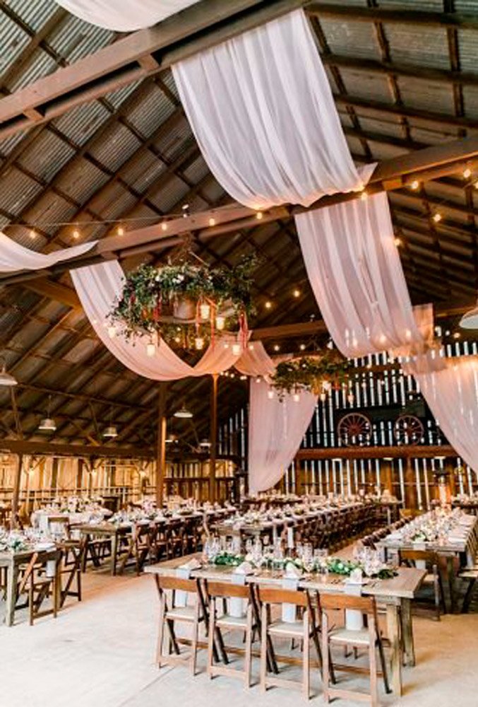 rustic wedding venues reception decor barn
