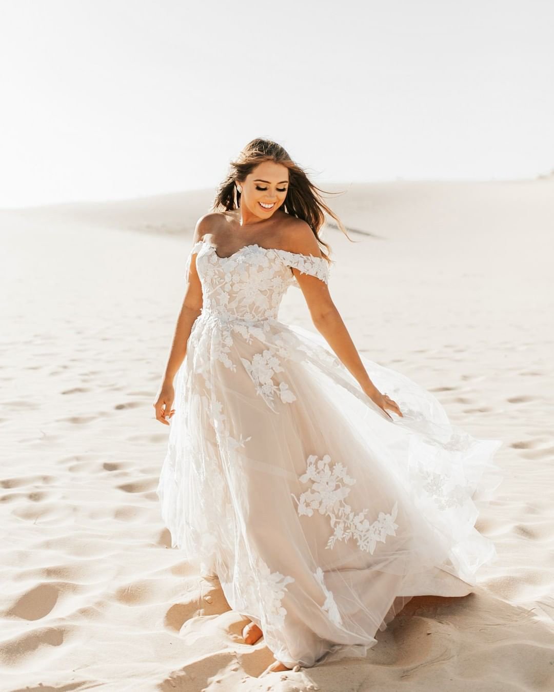 strapless wedding dresses a line beach lace off the shoulder madilanebridal
