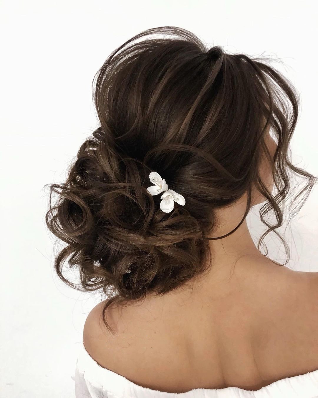 wedding updos for long hair low updo with curls juliafratichelli.bridalstylist