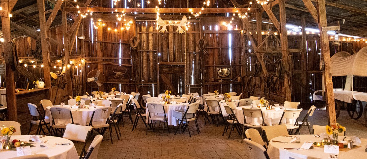 Romantic Barn Wedding Decorations