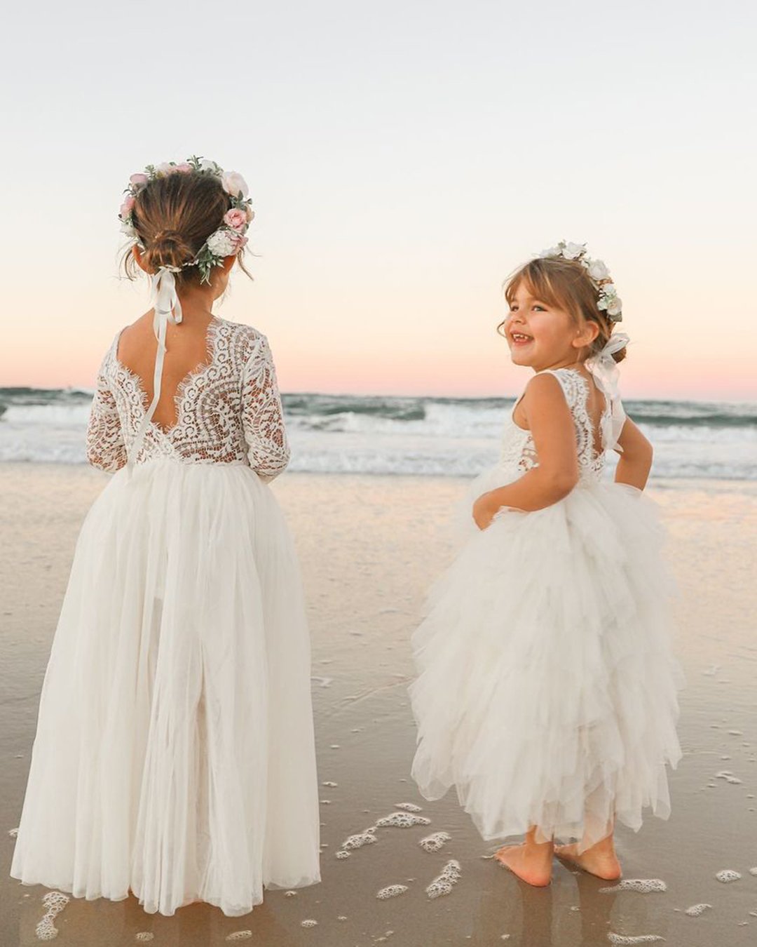 Flower Girl Beach Wedding Dresses Dresses Images 2022