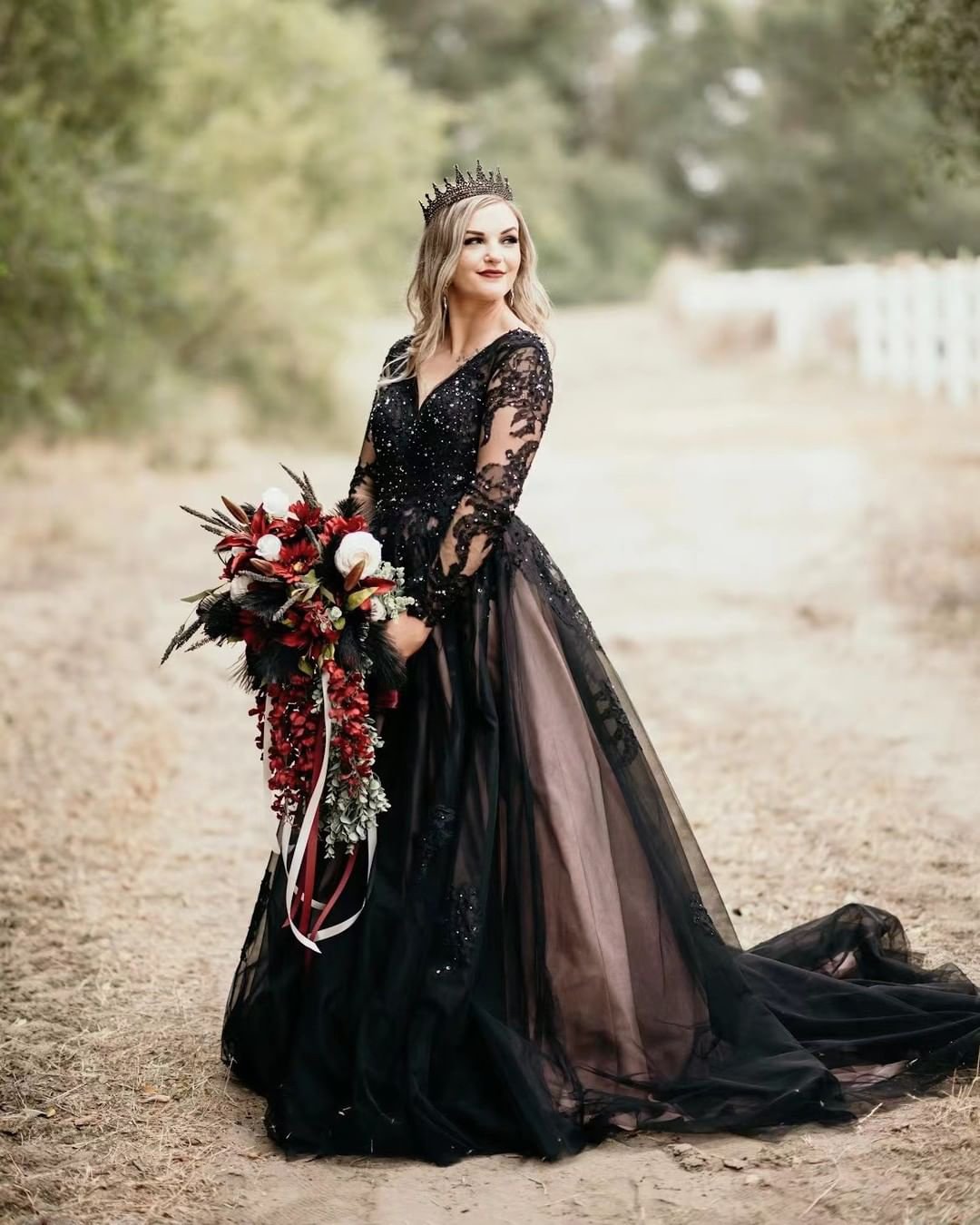 gothic wedding gowns