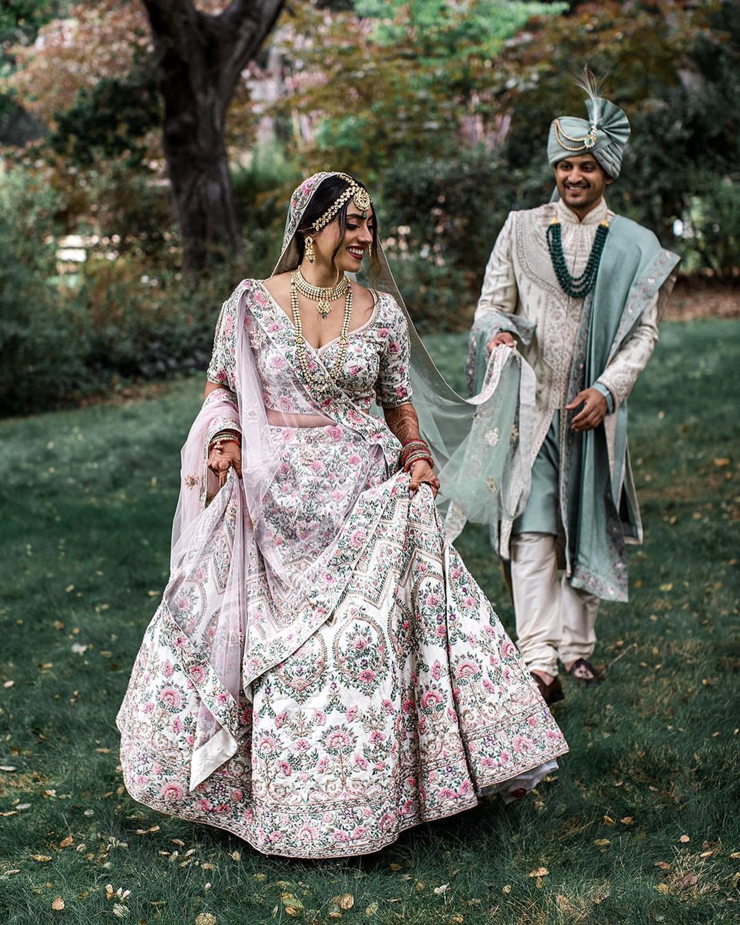 traditional north indian wedding dress