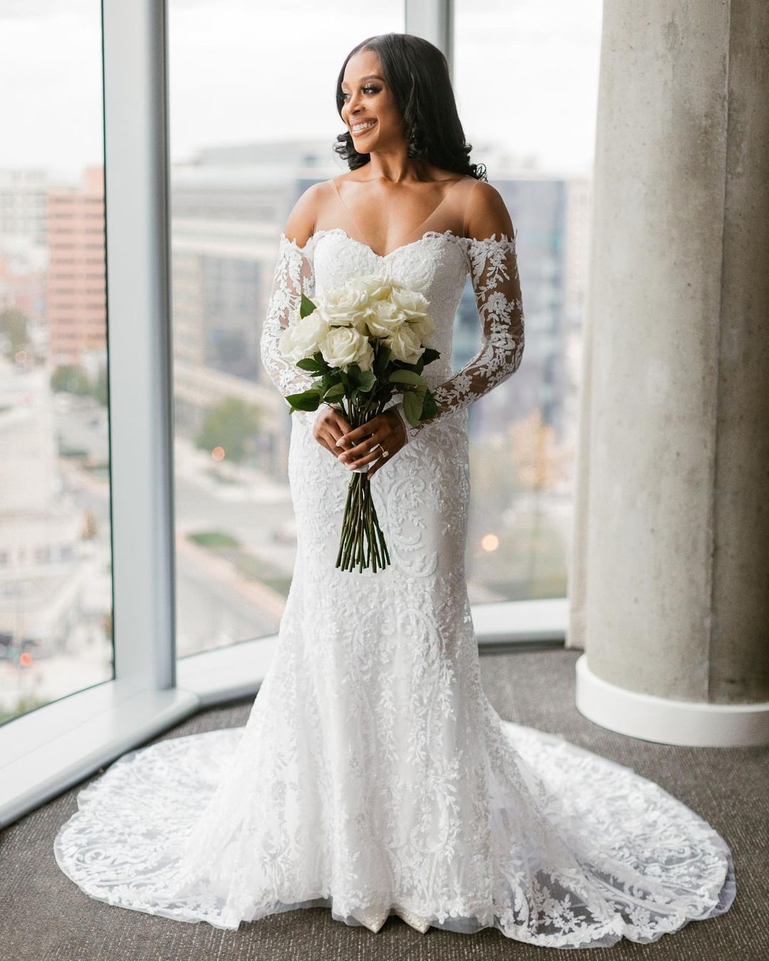 simple spring wedding dress