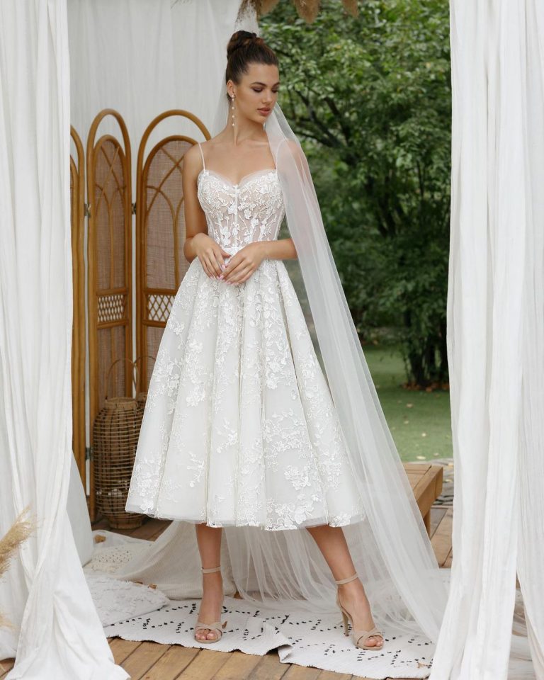 Tea Length Wedding Dresses: The 24 Bridal Gowns + FAQs