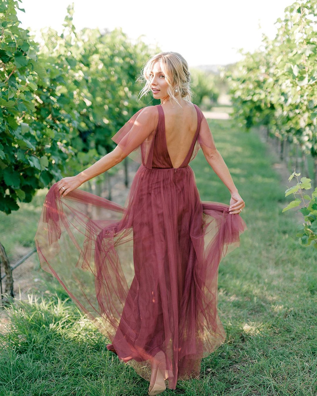 beach wedding guest dresses long v back simple country shoprevelry