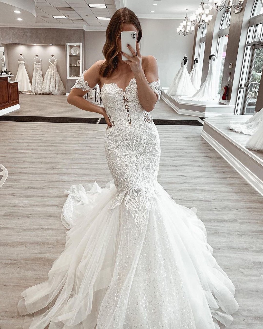 off the shoulder wedding dresses mermaid sweetheart neckline lace eve of milady