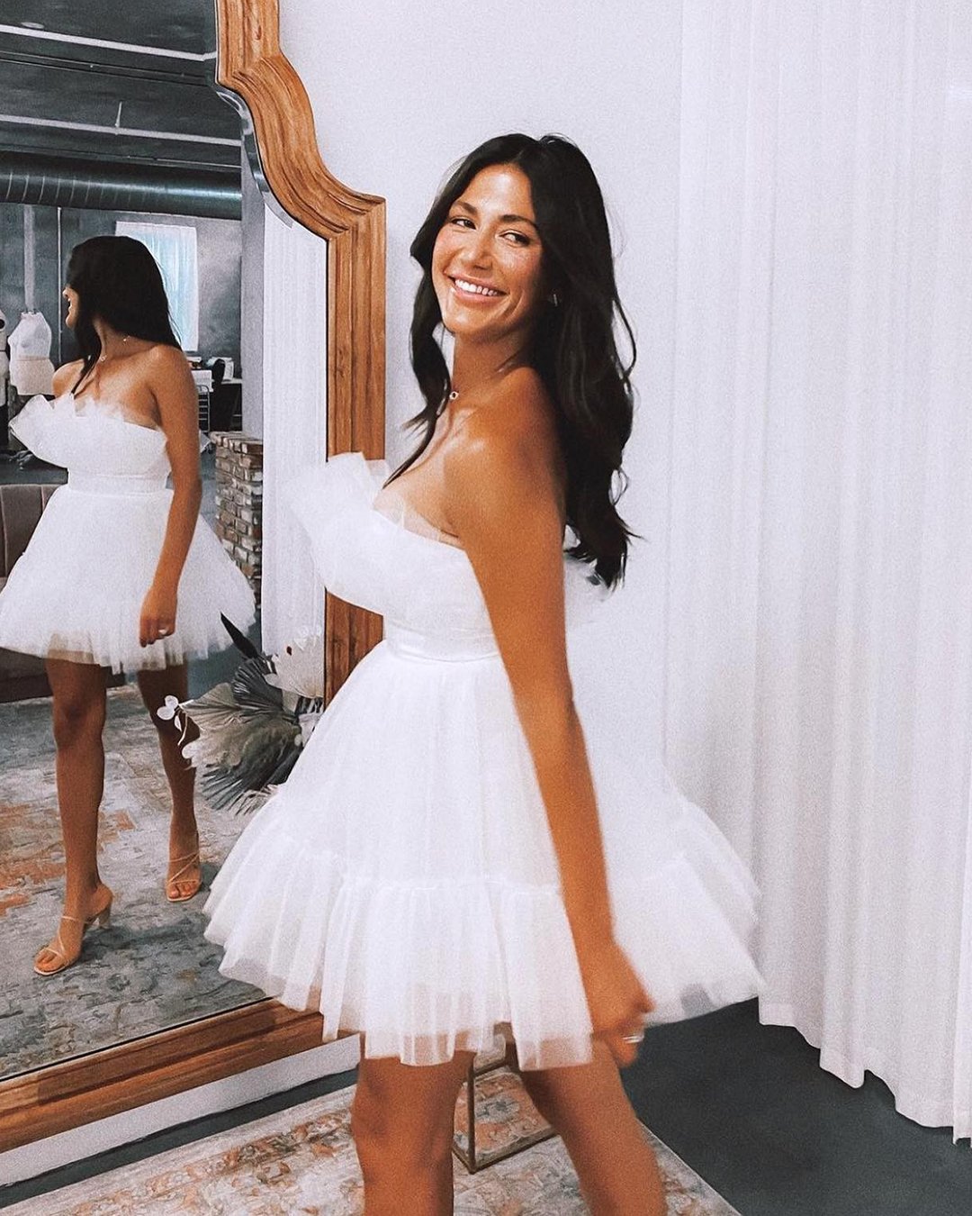 wedding reception dress short