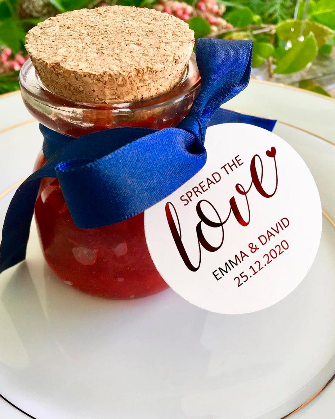 wedding favor ideas for guests jam tag