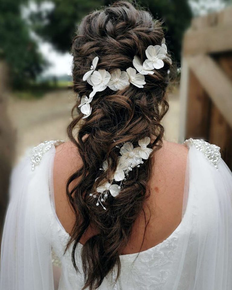 40 Ways To Wear Wedding Flower Crowns & Hair Accessories