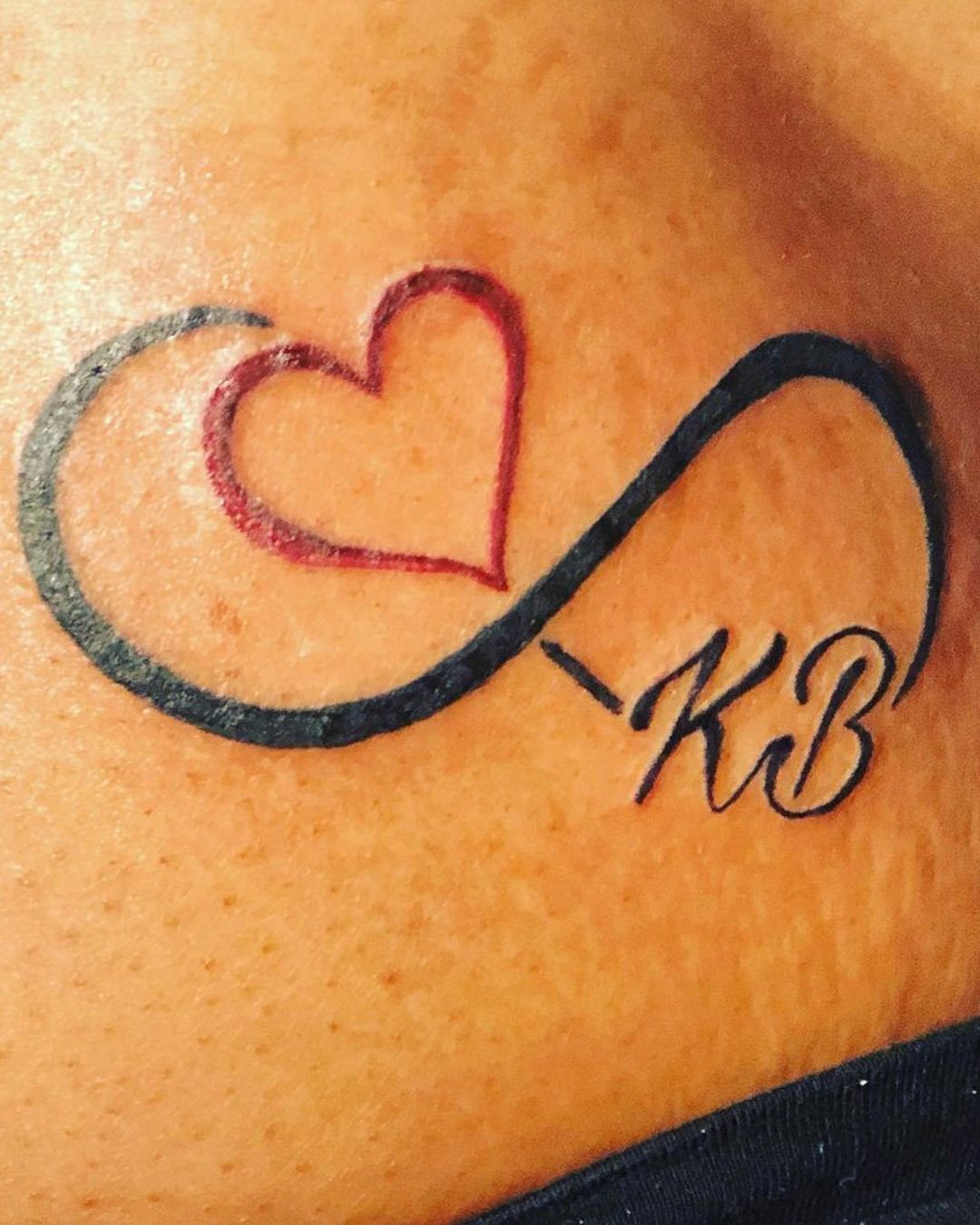 wedding tattoos infinity sign with initials