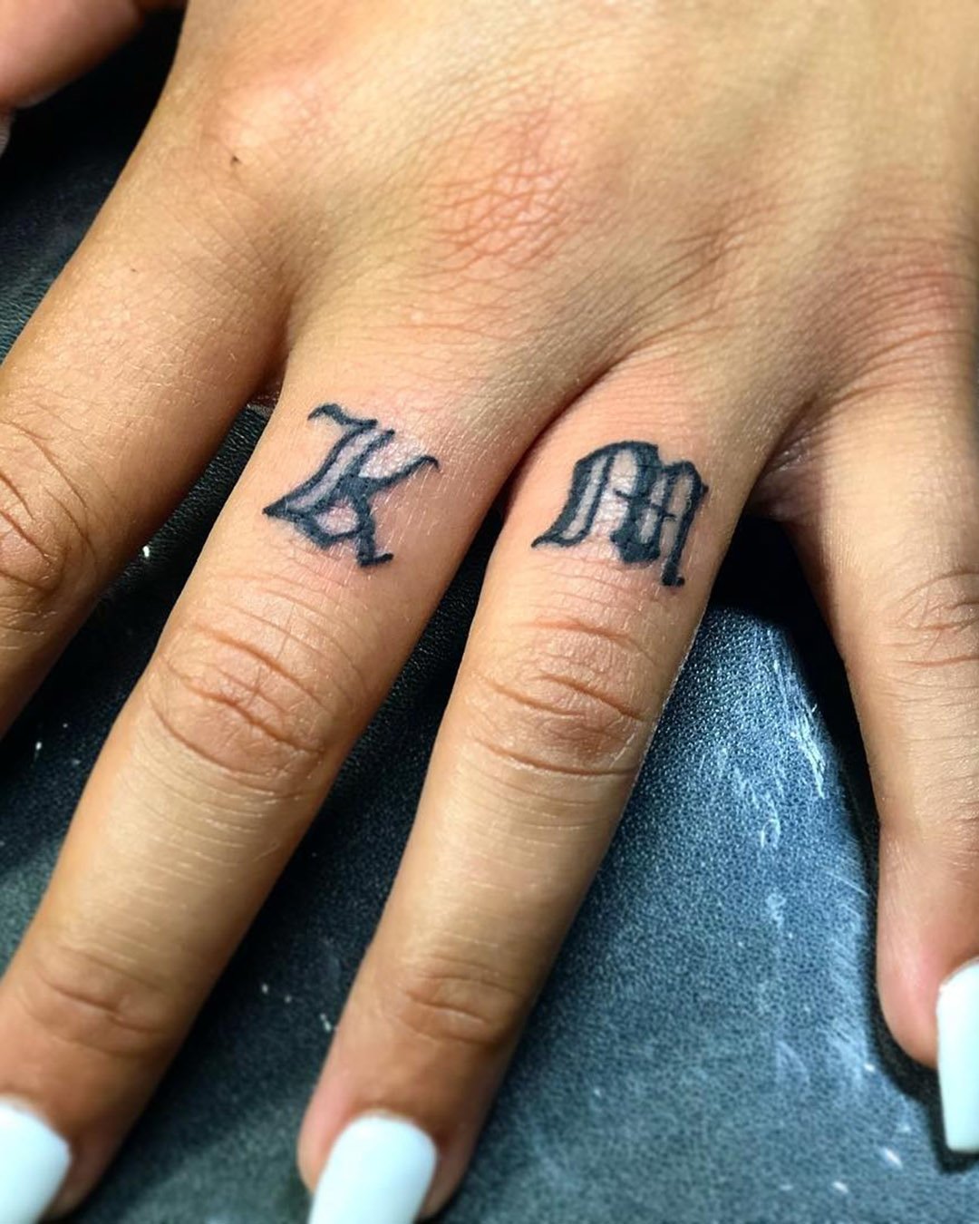 wedding tattoos initials tattoo