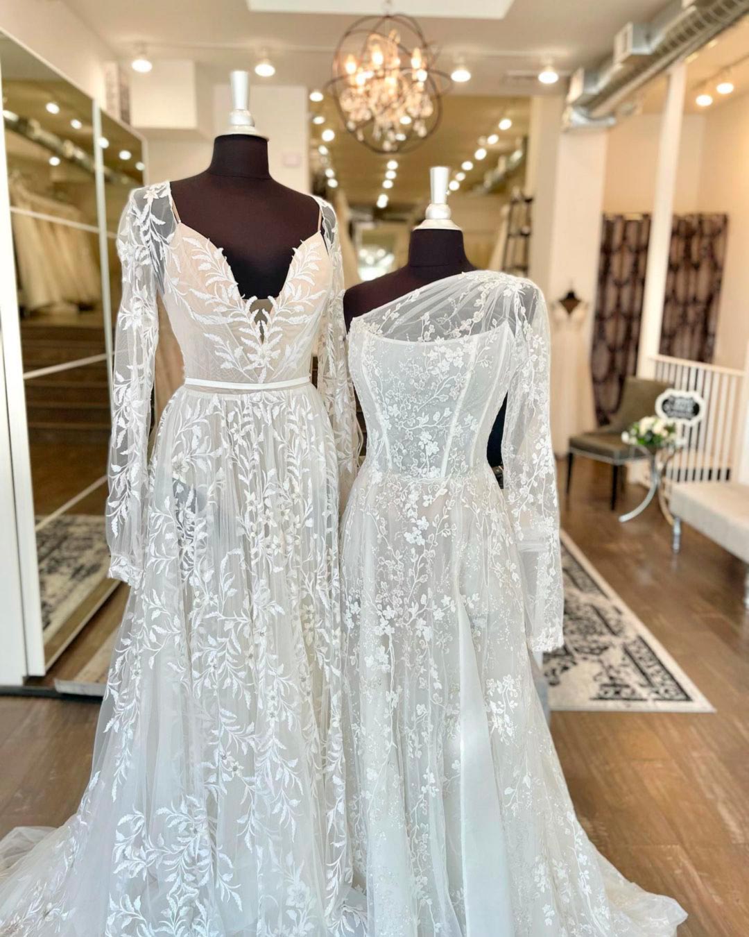best bridal salons chicago bride dress lace