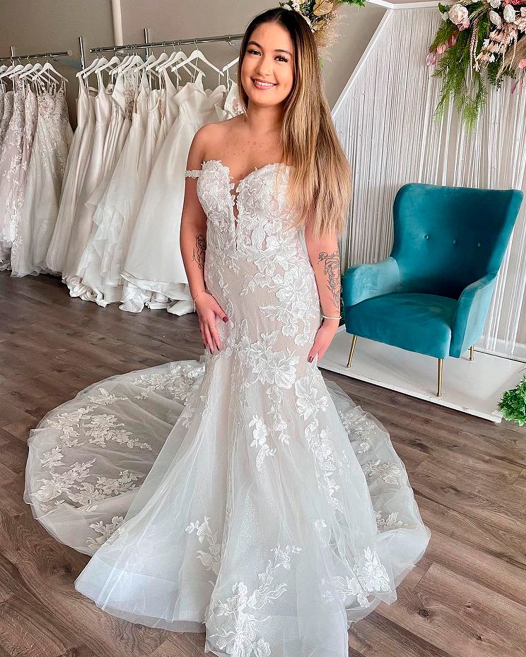 best bridal salons chicago bride lace