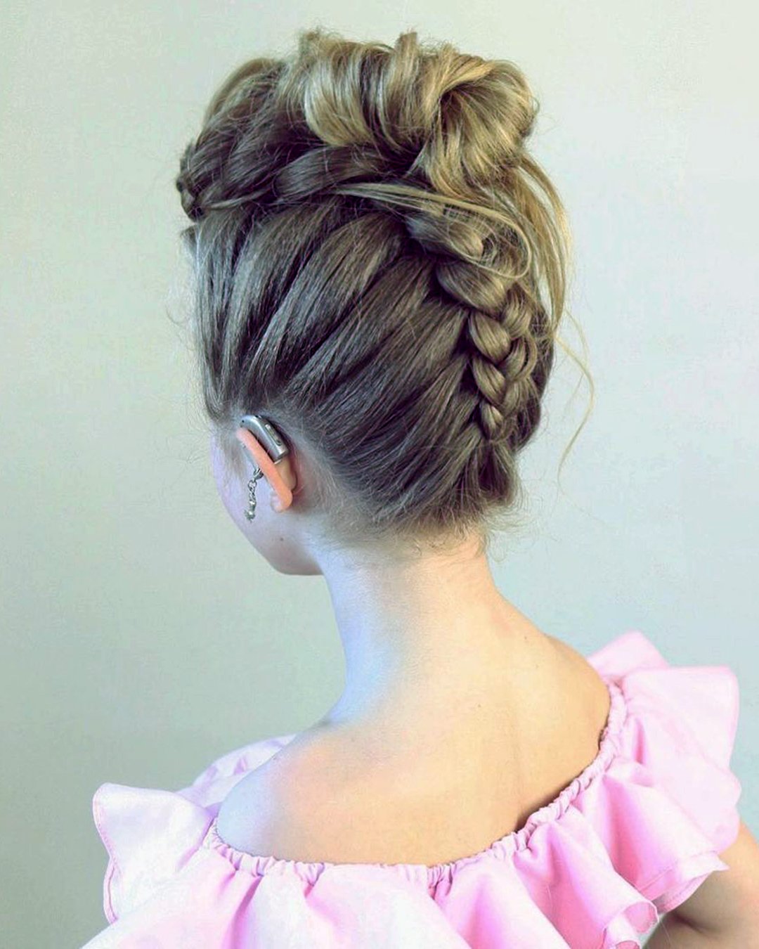 flower girl hairstyles extremely high wedding bun sweethearts_hair