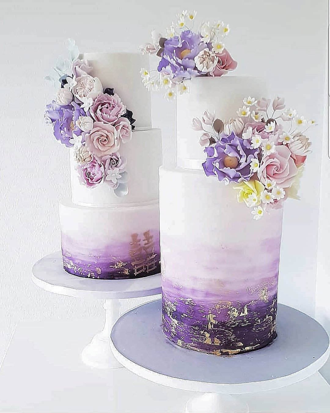pantone color 2022 flowers cake decor ideas painted