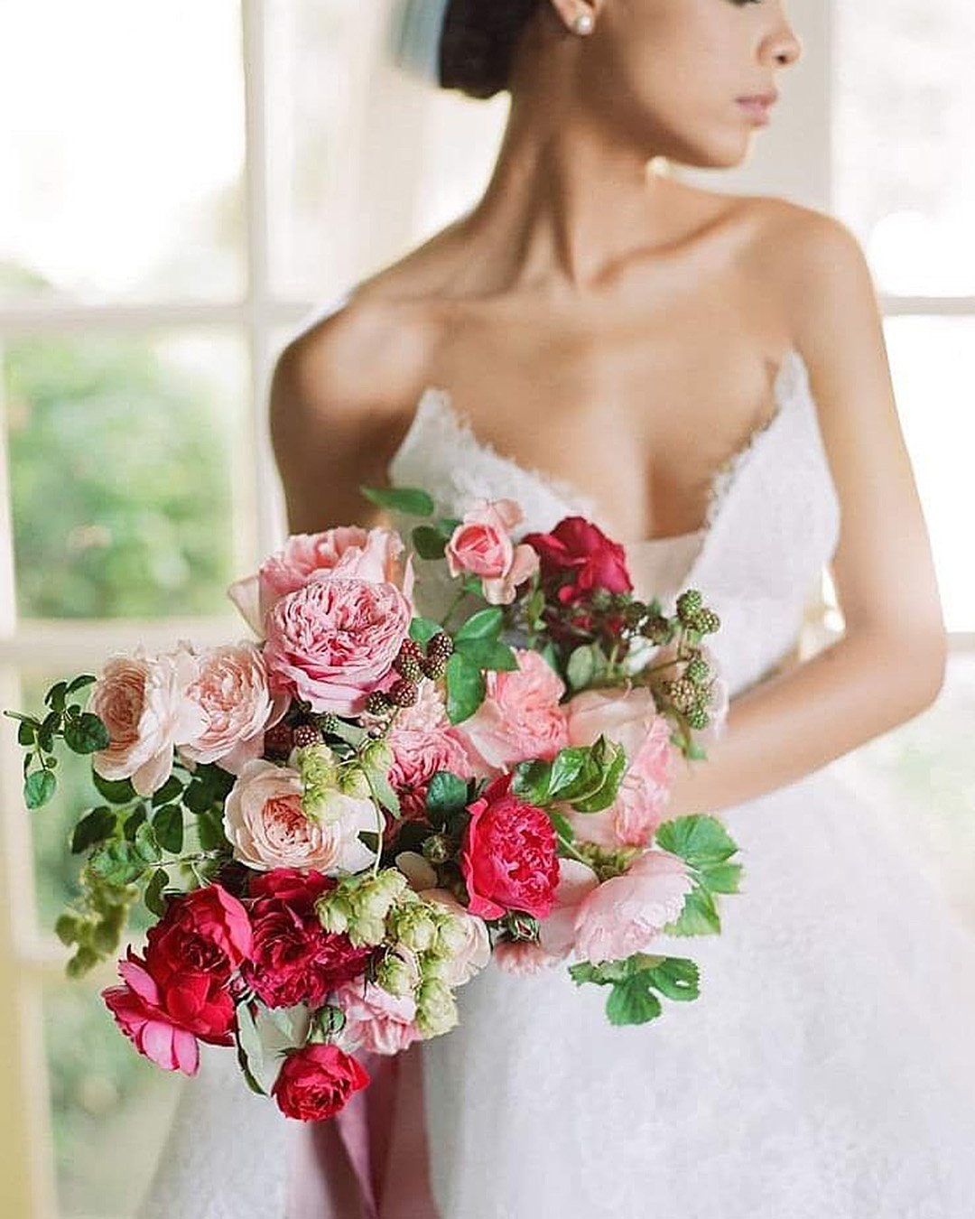 romantic wedding wedding bouquet roses