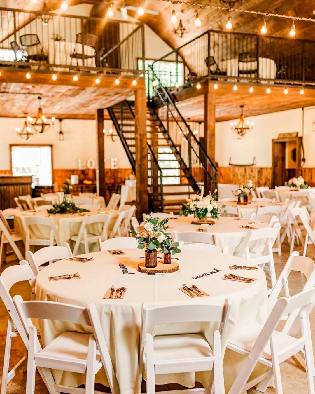 rustic wedding venue in michigan indoor setting place