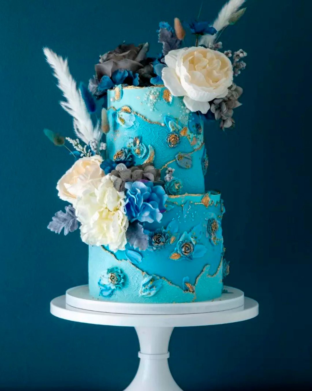 wedding cake ideas flowers