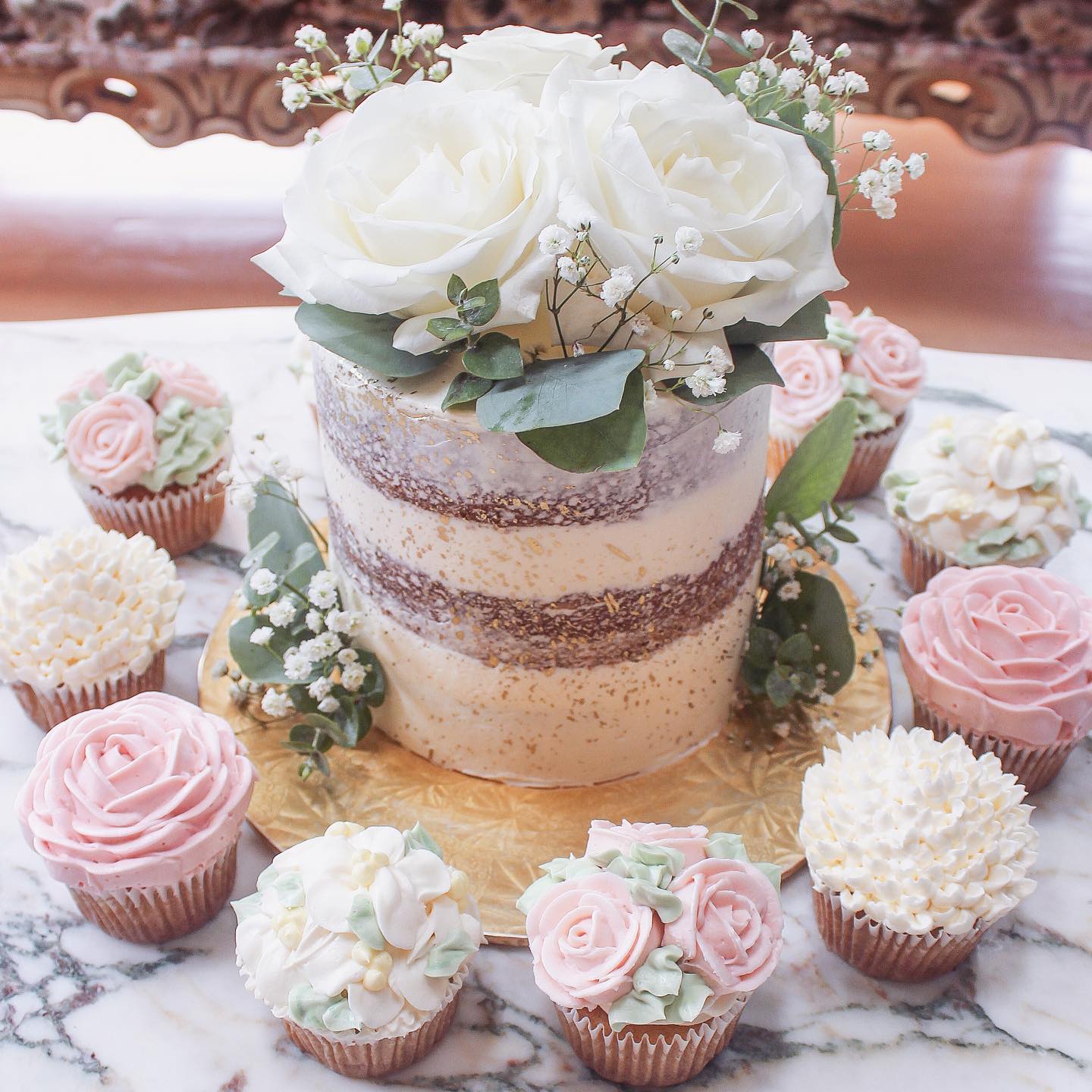 wedding cake ideas rustic small cupcake