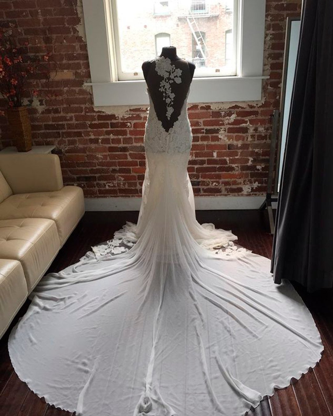 best bridal salons in san francisco dress bride lace open back